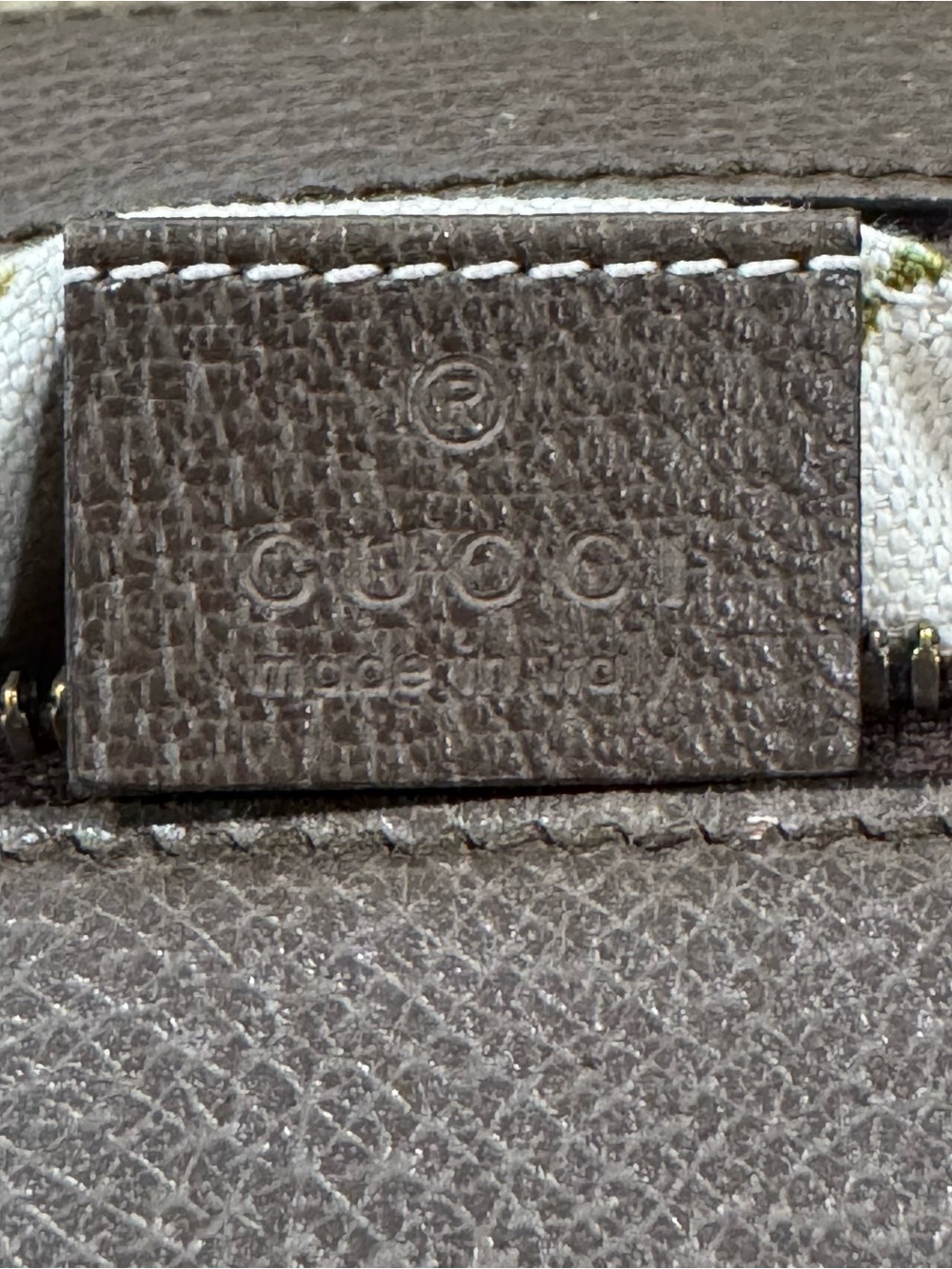 GUCCI GG Supreme Monogram Web Neo Vintage Camera Bag Beige New Acero Crop - Picture 8 of 15